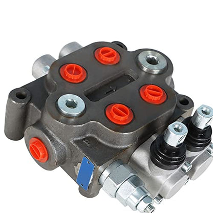 kimllier Hydraulic Directional Control Valve 2 Spool 25GPM 3000PSI