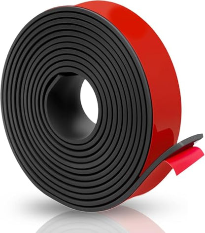 Self-Adhesive Solid Rubber Strip - 1" W x 1/16" T x 120" L - size: 1" Wide x 1/16" Thick x 10' Long