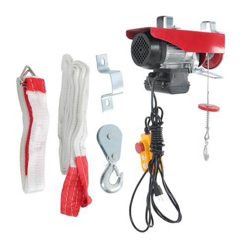 waltyotur 440lbs Electric Hoist with 14ft Wired Remote Control, Electric Hoist 110 Volt with 40ft Single Cable Lifting Height & Pure Copper Motor