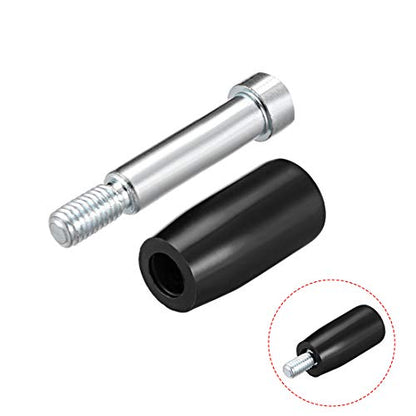 uxcell Revolving Handwheel Machine Handle M5 Male Threaded Stem for Milling Machine - size: M5 x 26mm