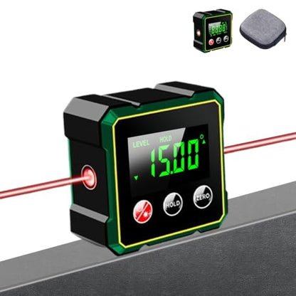 Digital Angle Finder & Gauge with Electronic Laser Level,Inclinometer