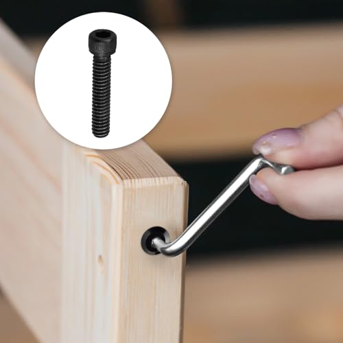 Glvaner 5/16"-18 x 1-1/2" (15 pcs) Socket Head Cap Screws, 12.9 Grade Alloy Steel, Black Oxide Finish, Full Thread UNC, Allen Hex Drive - size: 5/16-18 x 1-1/2"