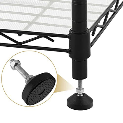 Bonsicoky M10 Metal Adjustable Leveling Feet, 4 Pcs, 3.2" x 2.3" - size: M10,2.3" Diameter