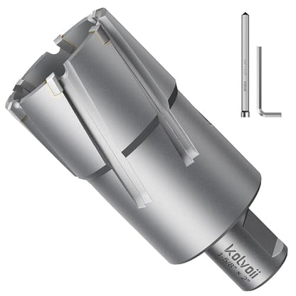 Kolvoii TCT Annular Cutter 1‑5/8" Diameter x 2" Depth, Mag Drill Bit - size: 1-5/8" x 2"