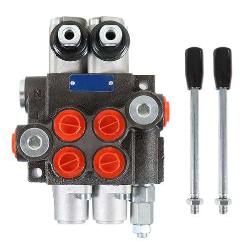 2 Spool 11GPM Hydraulic Directional Control Valve, 3625PSI SAE Ports