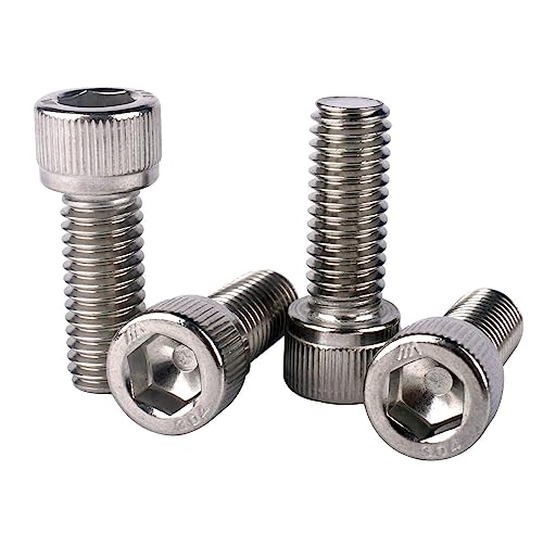 1/4-20 x 1 Allen Hex Socket Head Screw Bolt, 304 Stainless Steel 18-8, UNC Machine Full Thread, Pack of 20 - size: 1/4-20 x 1" (20 PCS)