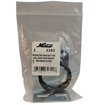 Milton 1108 1/2" Filter and Regulator Duo, Black & 1163 Piggyback and Regulator Mounting Bracket