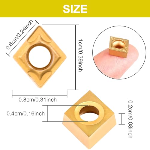 Indexable Lathe Turning Tools 21pcs Kit，1/2'' 12mm Shank - style: 7pcs 1/2" 12mm Shanks +14pcs Inserts