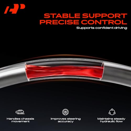 A-Premium Power Steering Pressure Hose Line Assembly, Tube To From Pump