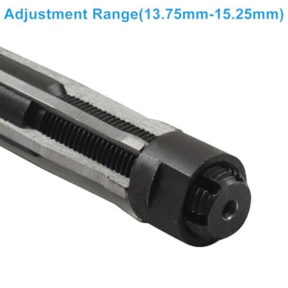 Piutouyar Adjustable Hand Reamer, Adjustment Range 13.75mm-15.25mm - size: 13.75mm-15.25mm