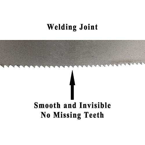 Imachinist S93126 M42 Bi-Metal 93" Long, 1/2" Wide, 6TPI Bandsaw Blades - size: 6TPI