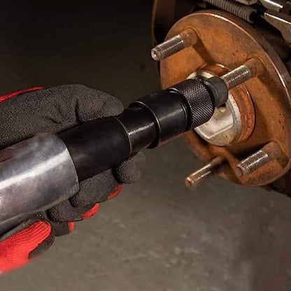 2 PCS 2/5" Diameter 7 Inch Air Hammer Bits, Pneumatic Chisel Bits Tools for Removing Rotors, Drums, Hubs and Replacing Wheel Studs