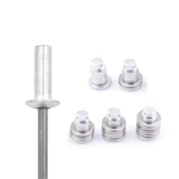ALLCLEAN 120Pcs 3/16" x 1/2" Closed End Aluminum Blind Rivets with Steel Mandrel,4.8 x 12mm Pop Rivets Dome Head Grip 0.376-0.5 Inch - size: 3/16"×1/2"(4.8×12mm)