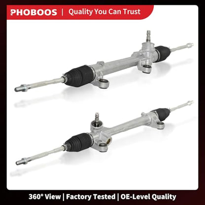 PHOBOOS Manual Steering Rack and Pinion Assembly Compatible with Toyota Corolla 2009-2013 (North American Built ONLY), Matrix 2009-2014 & Pontiac Vibe 2009-2010 1.8L/2.4L, Ref. 1G-2696 - size: 24-2696