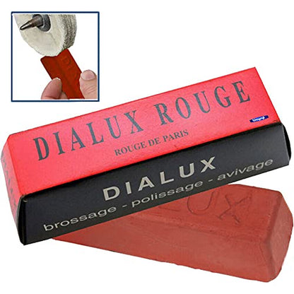 Jewelry Polishing Compounds Dialux Tripoli & Red Rouge Cut & Polish Gold 2 Bars