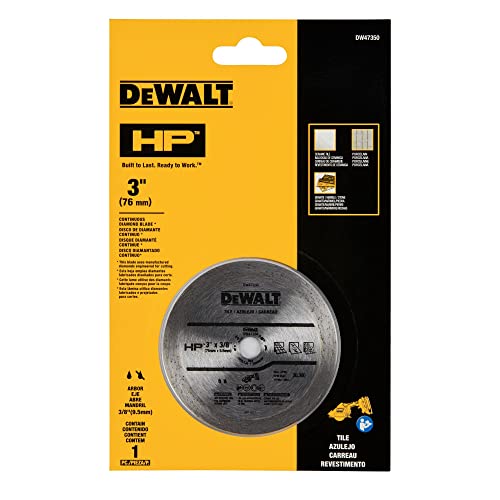 Dewalt 3IN Continuous HP Tile (DW47350)