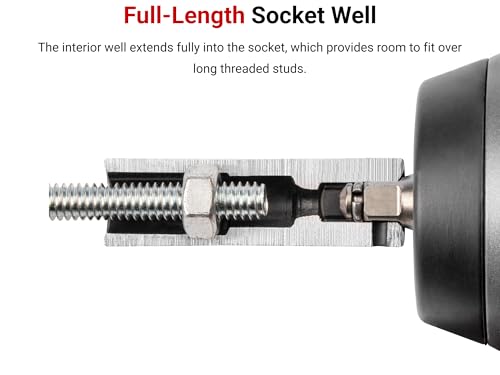 TEKTON 1/2 Inch Drive x 16 mm 6-Point Impact Socket | SID23116 - size: 16 mm, style: Deep