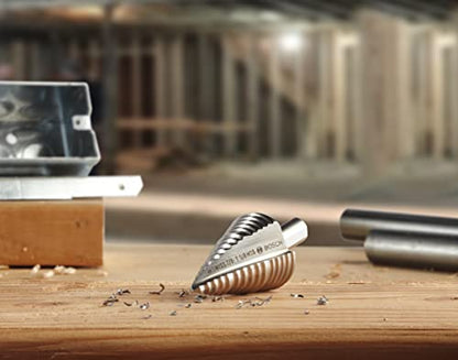 Bosch IMSDC003 3 pc. High-Speed Steel Impact Tough™ Turbo Step Drill Bit Set - style: 3pc Impact