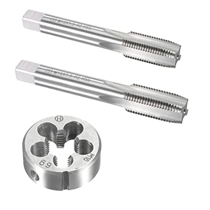 16mm x 1.5 HSS Metric Tap and Die Set Right Hand Thread,Tapping DIY Tool 3pcs (M16 x 1.5mm) - size: M16 x 1.5mm