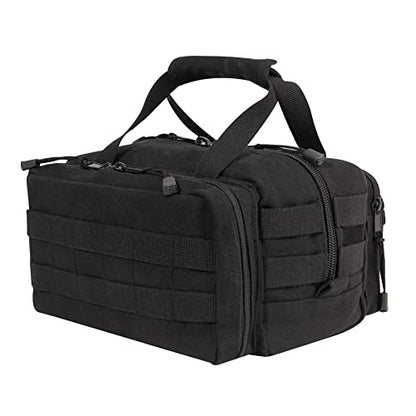 Rothco Canvas Tactical Tool Bag, Black - MOLLE Mechanics Carry Bag