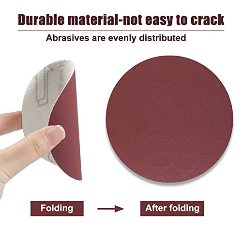 SPEEDWOX 50pcs Sanding Discs 4 Inches Sandpaper 2000 Grit Hook and Loop Sanding Discs for Drill Grinder Rotary Tools No Hole - size: 2000 Grit
