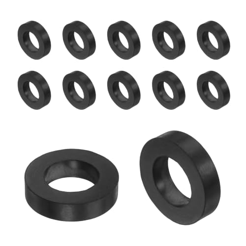 uxcell 12Pcs Rubber Vibration Isolation Washers 39mm OD x 23mm ID x 9mm Thk - size: 39mm OD x 23mm ID x 9mm Thick