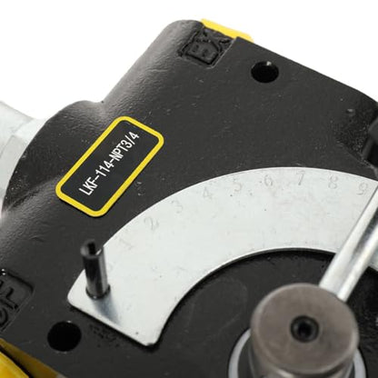 Hydraulic Adjustable Variable Flow Control Valve w/Relief, 0-30 GPM, 3/4” NPT Port Size,500-3000 PSI Pressure Relief Valve Adjustment Range, 30.38Gal/min