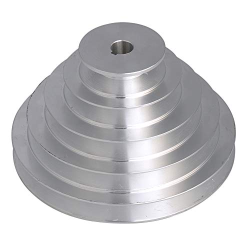 5 Stepped Pulley 14mm Bore | Aluminum Cone Pulley | 5mm Keywayed - size: 14MM BORE