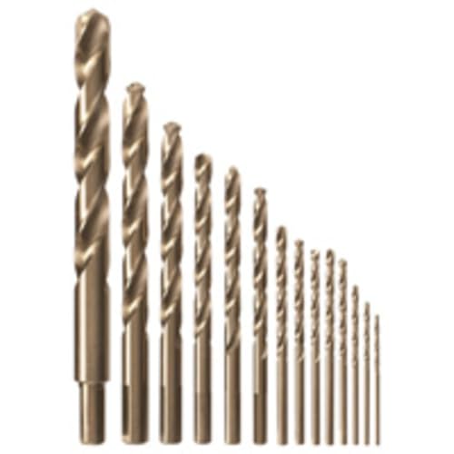 BOSCH CO14B 14-Piece Cobalt Drill Bit Set with Case - size: 14-Piece Drill Bit Set
