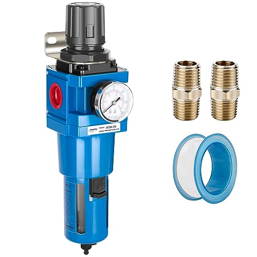 NANPU 1" NPT Compressed Air Filter Regulator Combo Piggyback - size: 1” NPT