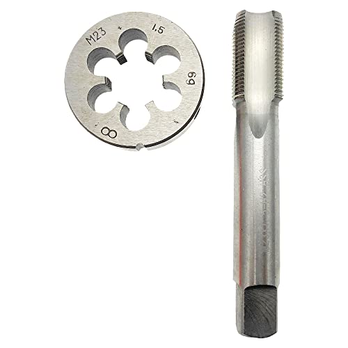 M23x1.5 Tap and Die Set RH Straight Fluted M23 x 1.5 Thread Right Hand - size: M23 x 1.5 Tap and Die Set RH