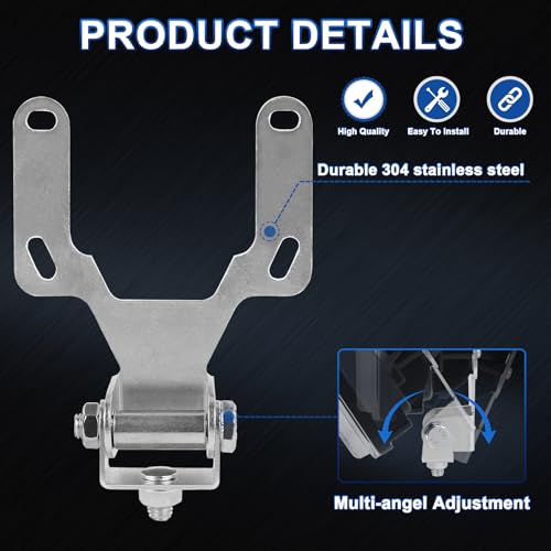 4x6 Inch Headlight Mount Bracket 1PC