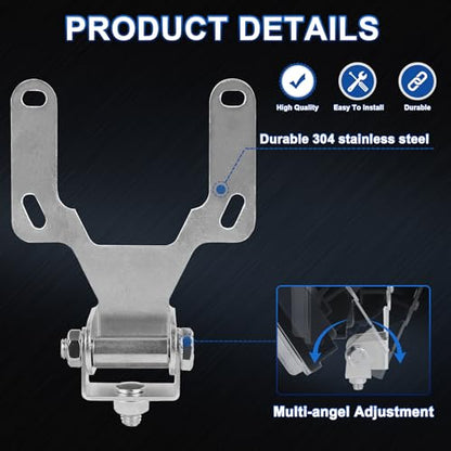 4x6 Inch Headlight Mount Bracket 1PC