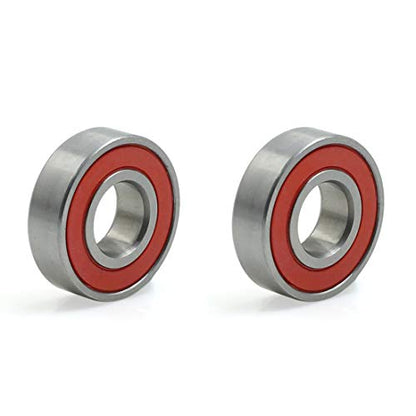 uxcell 2pcs 6001RS 12mm x 28mm x 8mm Double Sealed Deep Groove Ball Bearing for Automotive - size: 12mmx28mmx8mm
