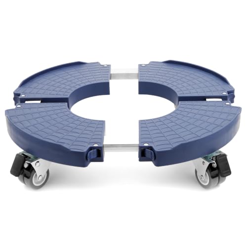 W B D WEIBIDA Plant Caddy with Wheels, 440lbs Heavy Duty, Adjustable 15-21" - color: Blue