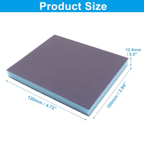 Sanding Sponge, 4.7"x3.9", 8Pcs, 320 Grit - size: 320#