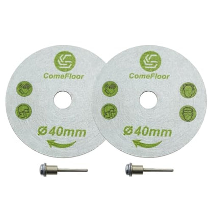 40mm Diamond Cutting Saw Blade and Wheel for Aggressive Wet Cutting, Professional Precision on Ceramic, Porcelain, Marble Tile, 2PCS - size: 40mm