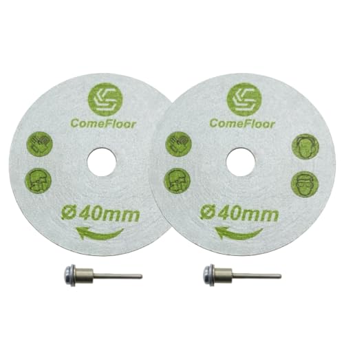 40mm Diamond Cutting Saw Blade and Wheel for Aggressive Wet Cutting, Professional Precision on Ceramic, Porcelain, Marble Tile, 2PCS - size: 40mm
