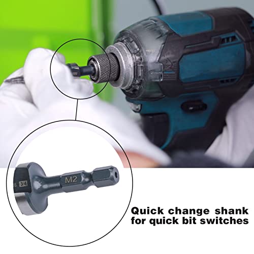 1/4"-3/4" Quick Change M2 Step Drill Bit Unibit Hole Drilling - size: 1/4" - 3/4"