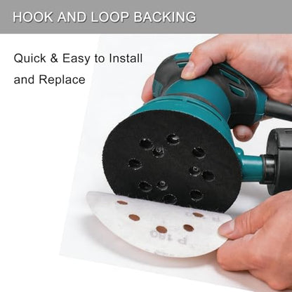 100Pcs 5 Inch Sanding Discs Hook & Loop 8-Hole Wet Dry Sandpaper 7000 Grit - style: 100Pcs 7000 Grit