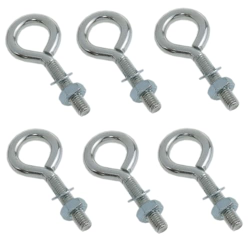 yukata 5/16 x 1-1/2 Inch Zinc Plated Carbon Steel Lifting Ring Bolt Kit - size: 5/16inch*1-1/2 Inch
