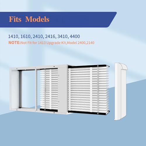 2 Pack 410 Replacement Filter,MERV11,16x25x4,Compatible with AprilAire 410 Whole House Air Purifiers Models,1410,1610,2410,2416,3410,4400,HVAC Furnace Filter Replacement,Actual Size:16"x28"x4"
