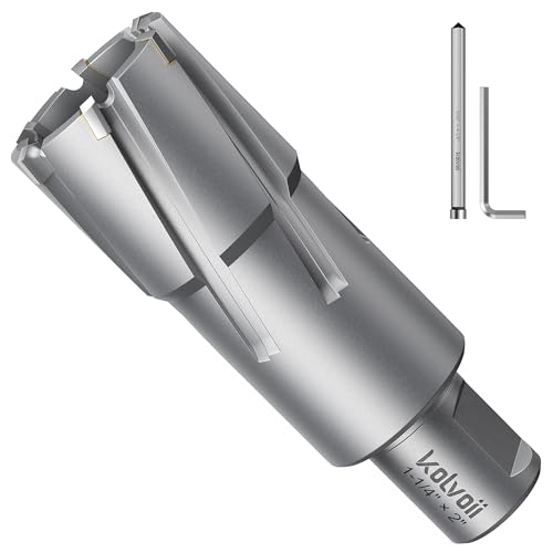 Kolvoii TCT Annular Cutter 1‑1/4" Diameter x 2" Depth, Mag Drill Bit - size: 1-1/4" x 2"