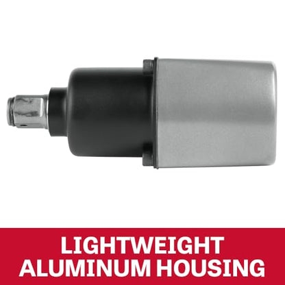 Jet 1-Inch Pistol Grip Aluminum Impact Wrench, 1500 ft-lbs, 5500 RPM (Model JAT-108) - size: 1 in. Square Drive, style: 1000 BPM