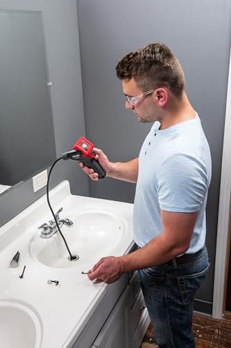 RIDGID 40043 Micro CA-25 Hand-Held Inspection Camera with 4' Cable, Borescope, Red