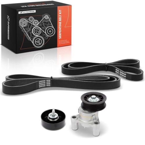 A-Premium Engine Serpentine Belt Drive Kit Compatible with Chevrolet, GMC