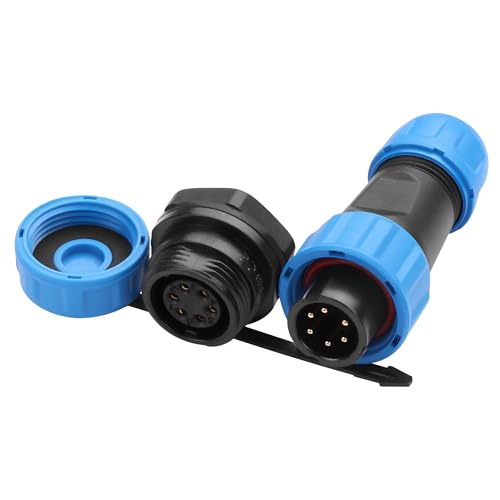 YACSEJAO WM13/SP21 Aviation Connector Panel Mount Kit, (6-Pin)