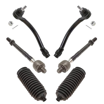 TRQ Front Driver & Passenger Side Steering Kit Steering Rack & Pinion - style: PSA27286