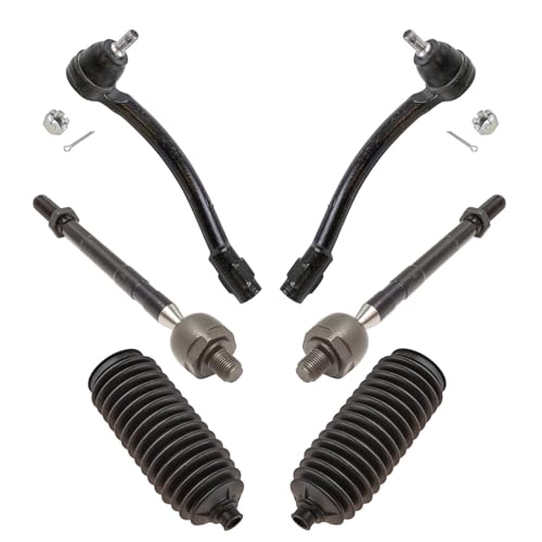 TRQ Front Driver & Passenger Side Steering Kit Steering Rack & Pinion - style: PSA27286