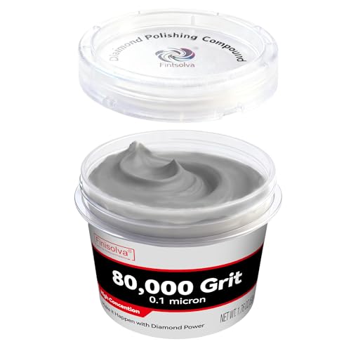 Diamond Paste Polishing Compound, 80,000 Grit, 50 G/1.76 Oz, Mirror Finish - size: 80,000Grit, style: 1.78 oz (50g)